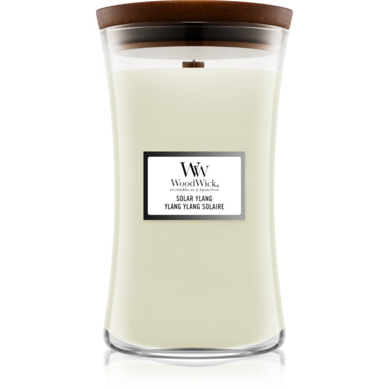 Woodwick Solar Ylang vonná svíčka s dřevěným knotem 609.5 g