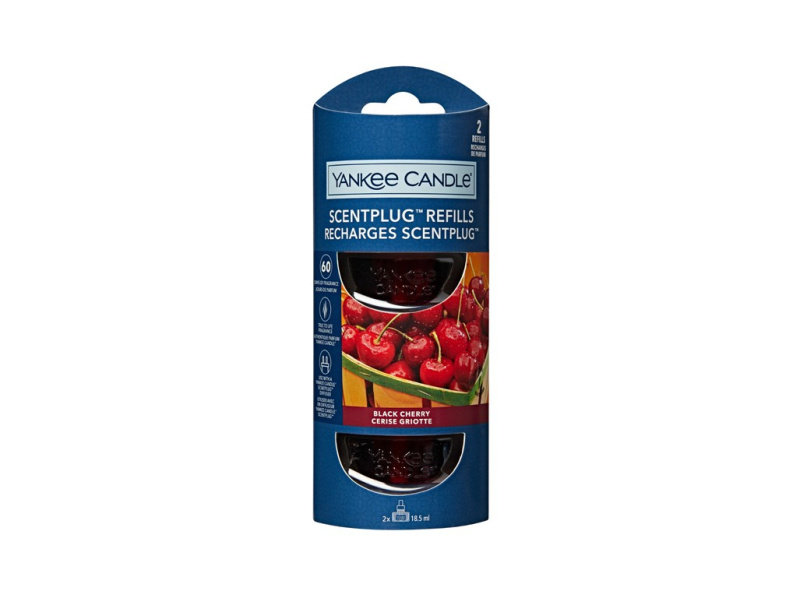 Yankee Candle Black Cherry náplň do elektrického difuzéru 2x18,5 ml