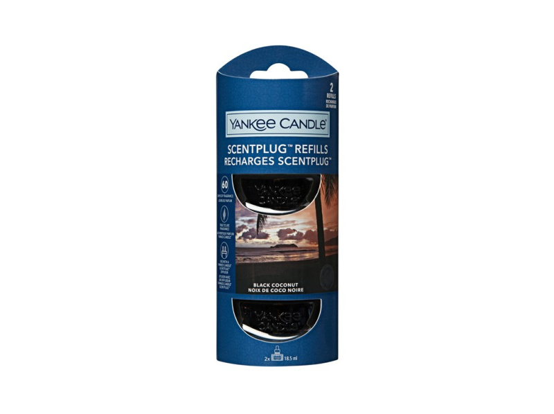 Yankee Candle Black Coconut náplň do aroma difuzérů 2x18,5 ml