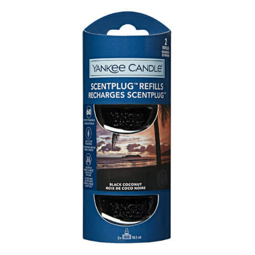 Yankee Candle Black Coconut náplň do aroma difuzérů 2x18,5 ml