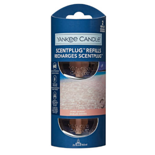 YANKEE CANDLE PINK SANDS NÁHRADNÍ NÁPLŇ (2KS) PRO VŮNI DO ELEKTRICKÉ ZÁSUVKY