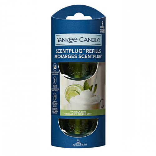 Yankee Candle Vanilla Lime Refill náplň do elektrického difuzéru 2x18,5 ml