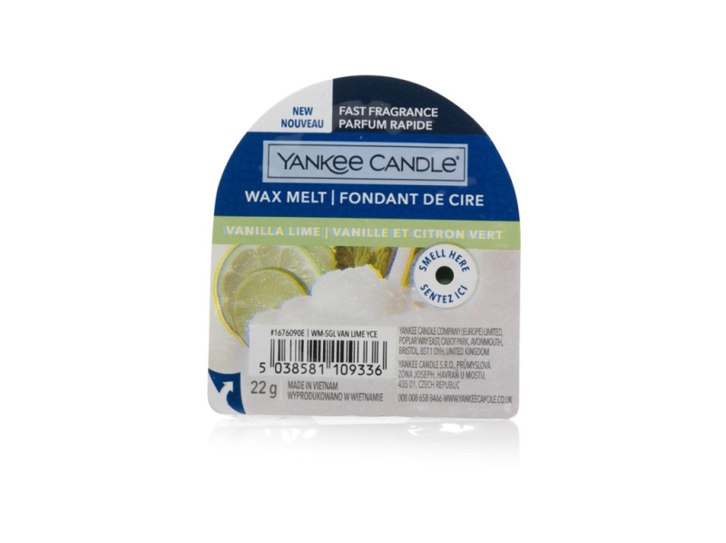 Yankee Candle Vanilla Lime vosk do aromalampy 22 g