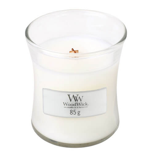 Woodwick White Teak váza malá