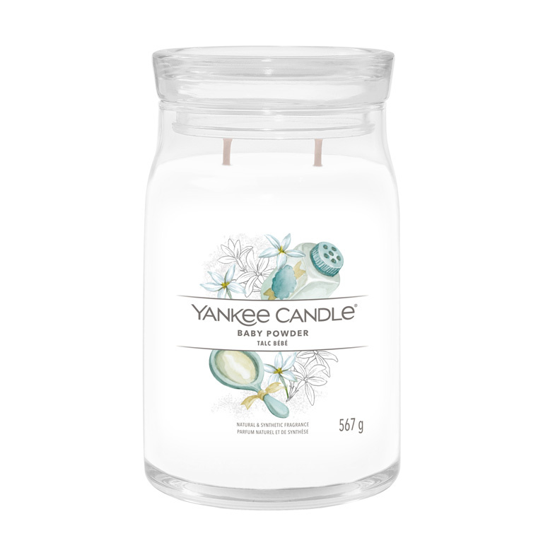 Yankee Candle Baby Powder vonná svíčka 567 g
