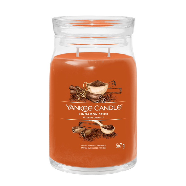 Yankee Candle Cinnamon Stick vonná svíčka Signature 567 g