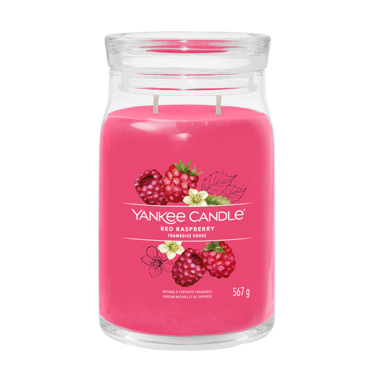 Yankee Candle Red Raspberry vonná svíčka Signature 567 g