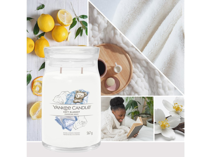 Yankee Candle Soft Blanket vonná svíčka 567 g