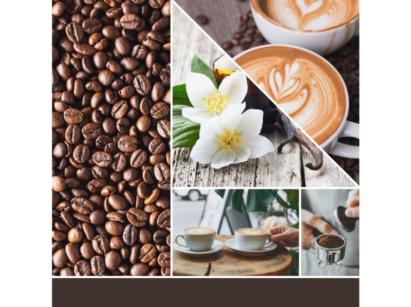 Yankee Candle Vanilla Bean Espresso vonná svíčka Signature 567 g