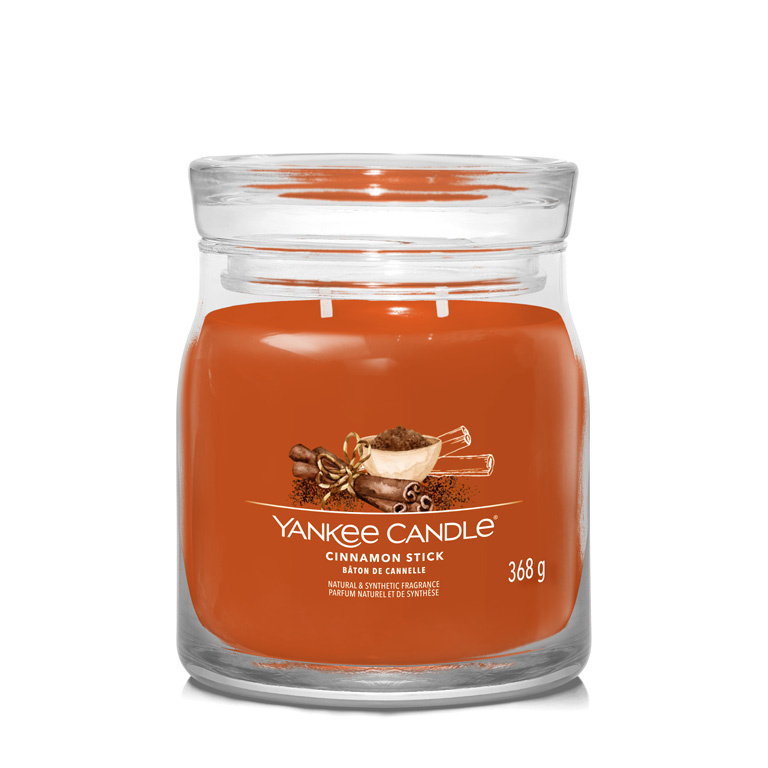 Yankee Candle Cinnamon Stick vonná svíčka Signature 368 g