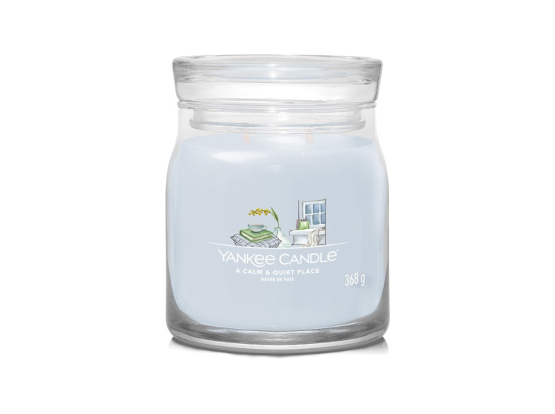 Yankee Candle A Calm & Quiet Place vonná svíčka Signature 368 g