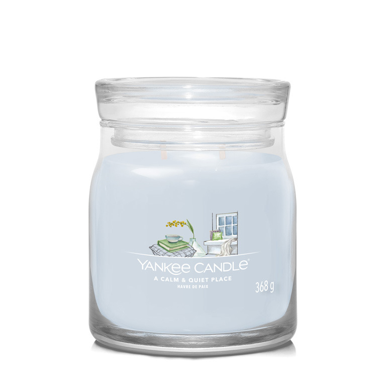 Yankee Candle A Calm & Quiet Place vonná svíčka Signature 368 g