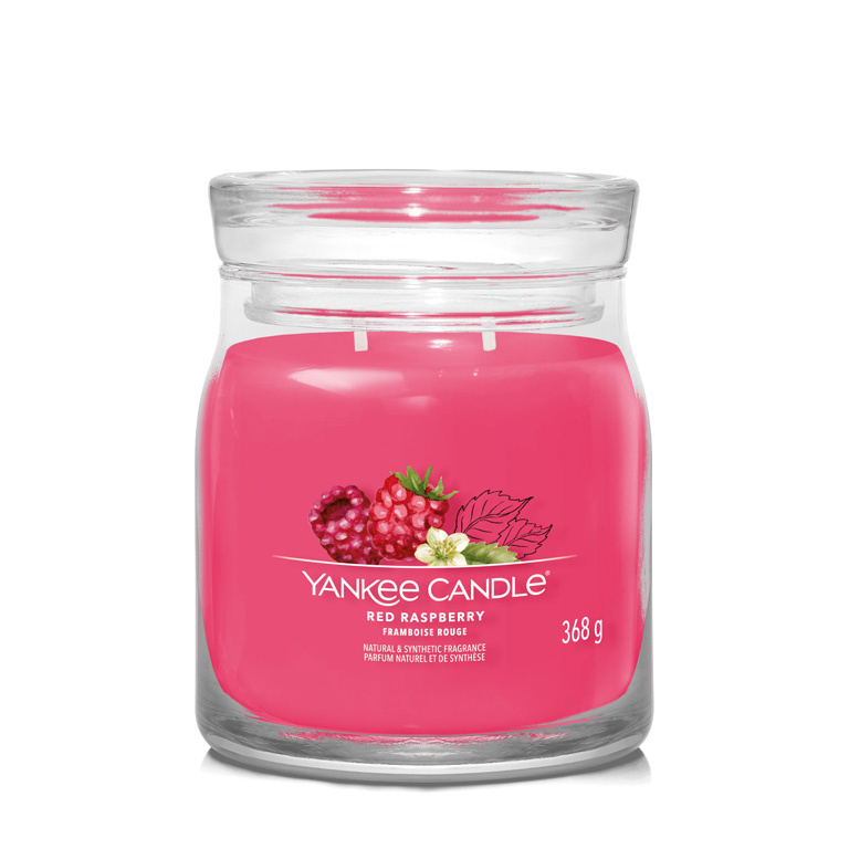 Yankee Candle Red Raspberry vonná svíčka Signature 368 g