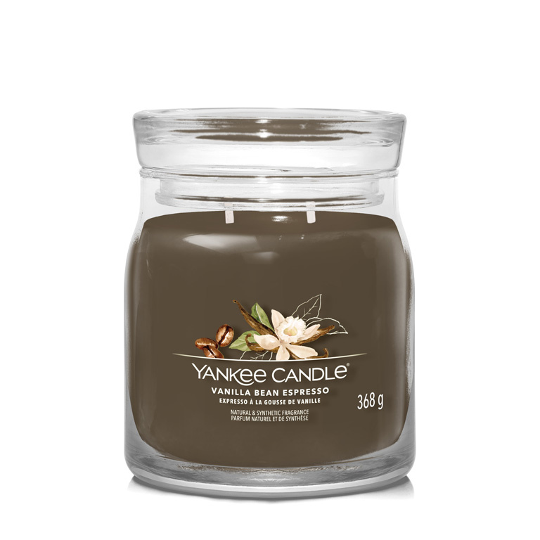 Yankee Candle Vanilla Bean Espresso vonná svíčka 368 g