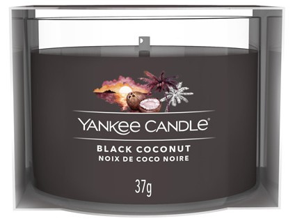 Yankee Candle Black Coconut votivní svíčka Signature 37 g