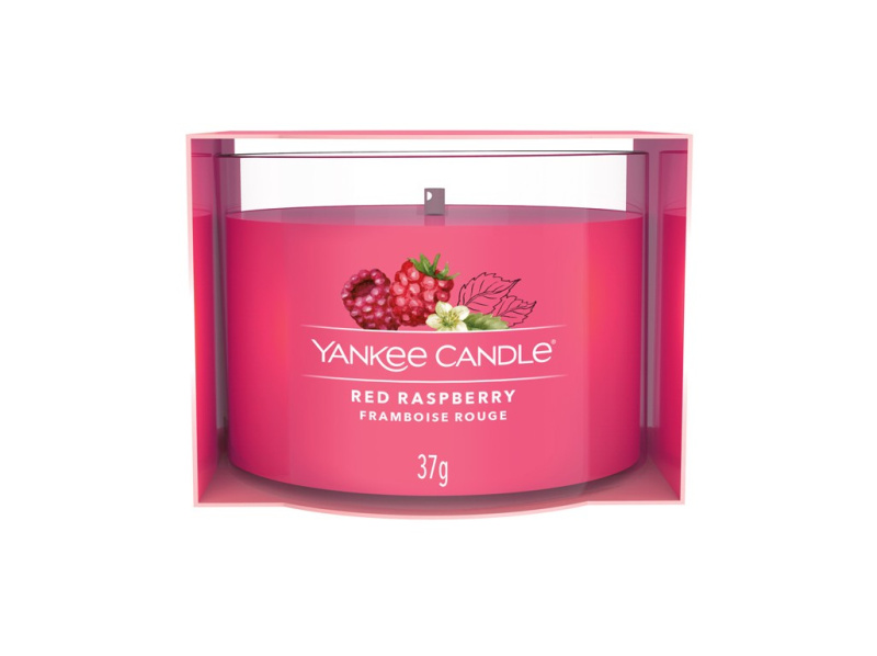 Yankee Candle Red Raspberry votivní svíčka glass 37 g