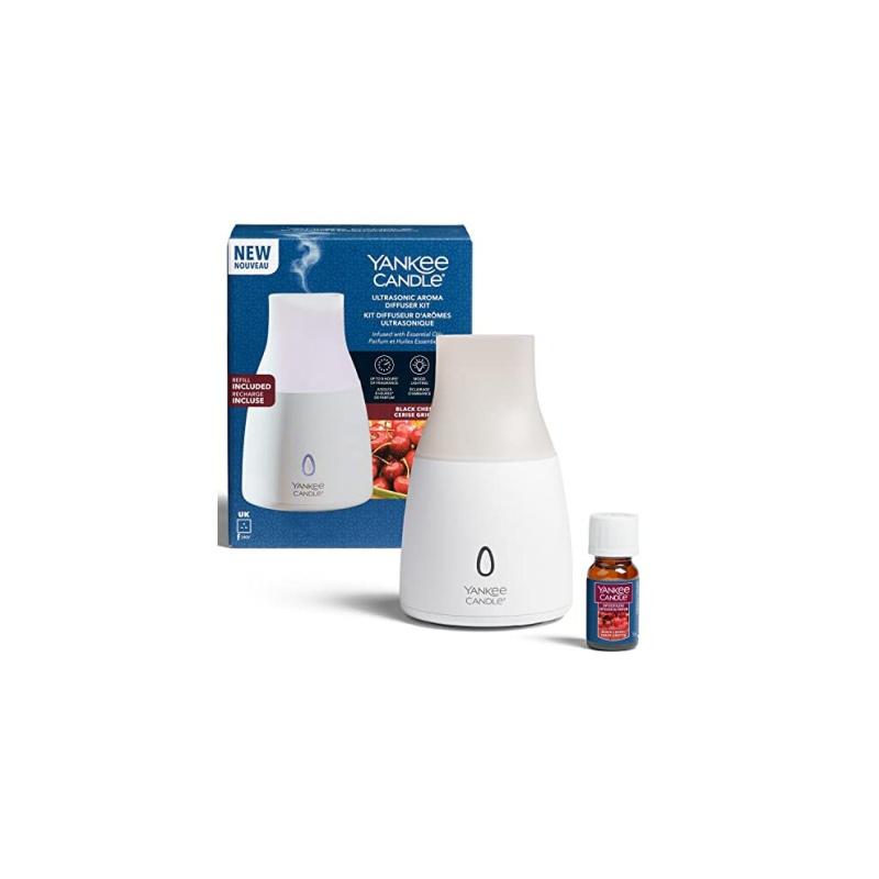 Yankee Candle Ultrasonic Electric Diffuser Kit Black Cherry ultrazvukový aroma difuzér 1 ks