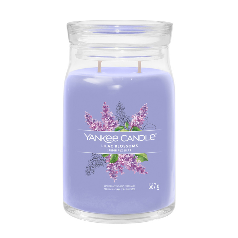 Yankee Candle Lilac Blossoms vonná svíčka Signature 567 g