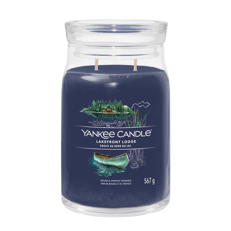 Yankee Candle Lakefront Lodge vonná svíčka Signature 567 g