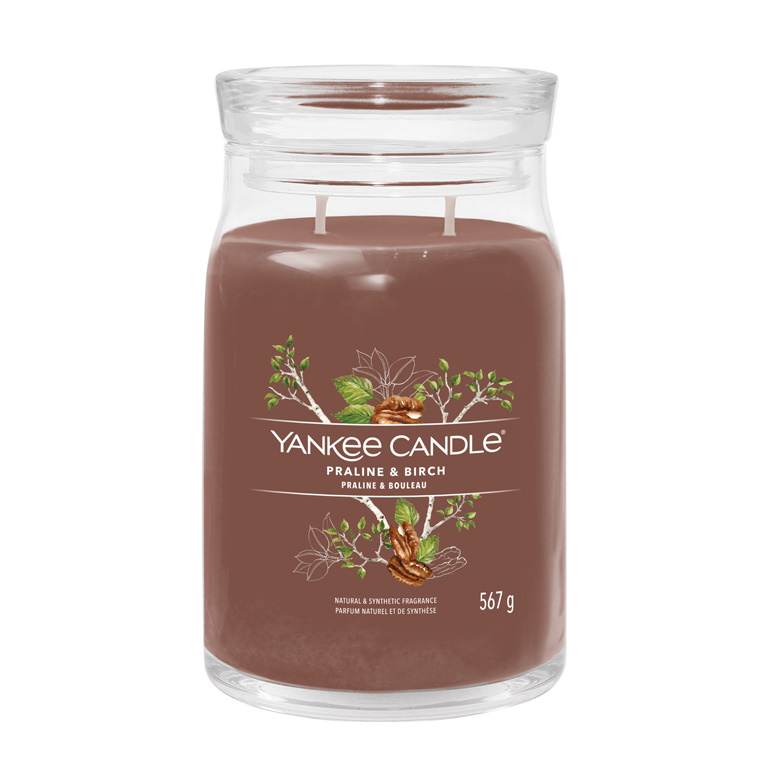 YANKEE CANDLE PRALINE & BIRCH SIGNATURE VELKÝ