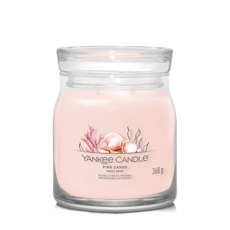 Yankee Candle Pink Sands vonná svíčka Signature 368 g