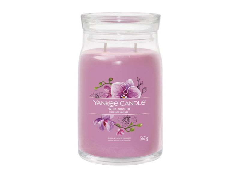 Yankee Candle Wild Orchid vonná svíčka Signature 567 g