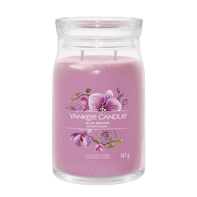 Yankee Candle Wild Orchid vonná svíčka Signature 567 g