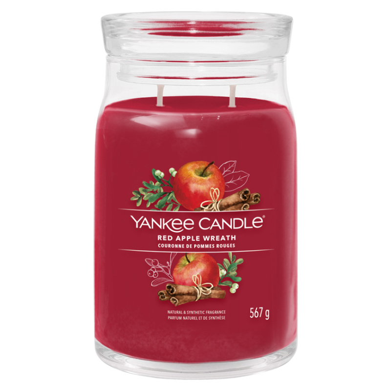 Yankee Candle Signature Red Apple Wreath vonná svíčka