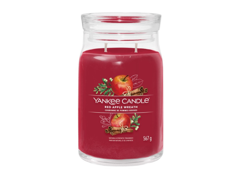 Yankee Candle Signature Red Apple Wreath vonná svíčka