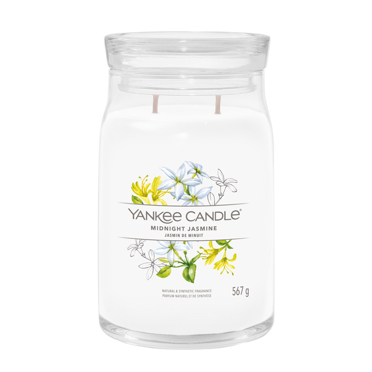 Yankee Candle Midnight Jasmine vonná svíčka I. Signature 567 g