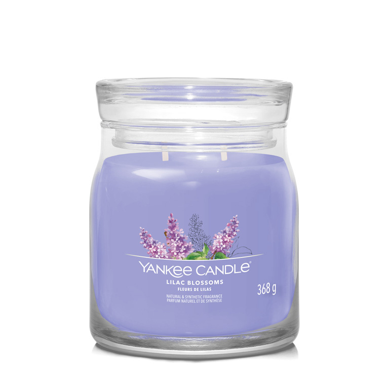 Yankee Candle Lilac Blossoms vonná svíčka I. Signature 368 g