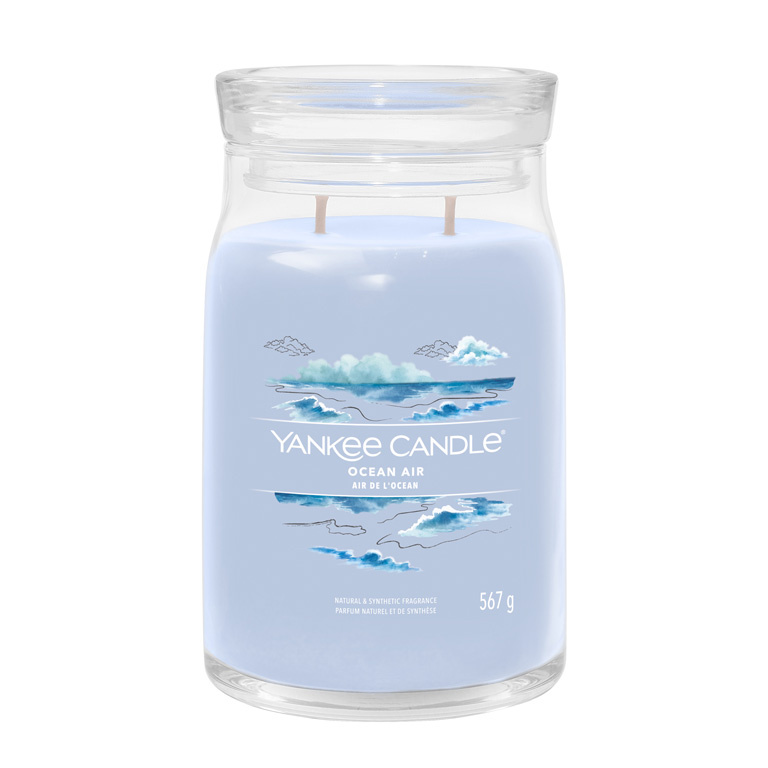 Yankee Candle Ocean Air vonná svíčka Signature 567 g