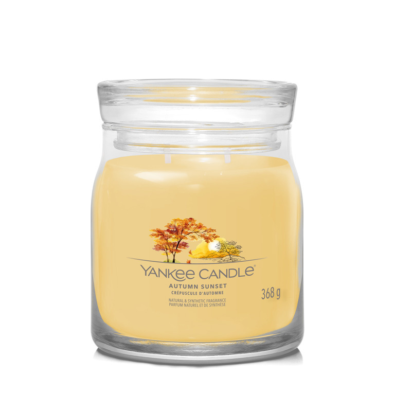YANKEE CANDLE AUTUMN SUNSET SIGNATURE STŘEDNÍ
