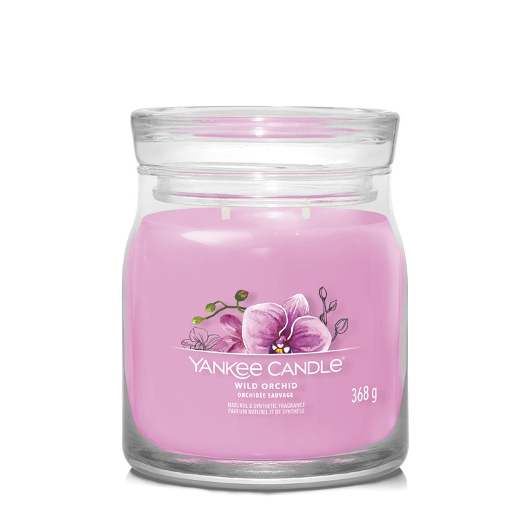 Yankee Candle Wild Orchid vonná svíčka Signature 368 g