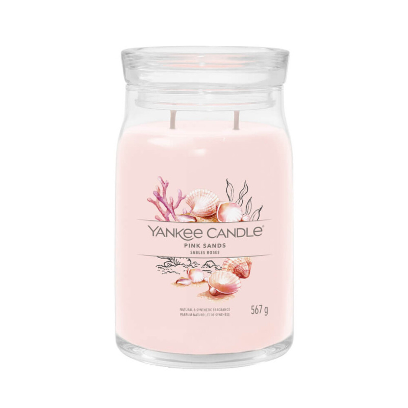 Yankee Candle Pink Sands vonná svíčka Signature 567 g