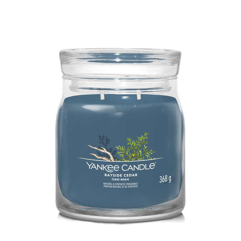 Yankee Candle Bayside Cedar vonná svíčka I. 368 g