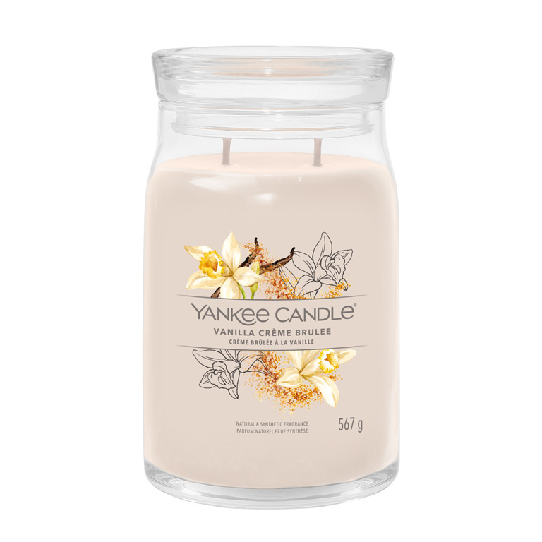 Yankee Candle Vanilla Crème Brûlée vonná svíčka 567 g