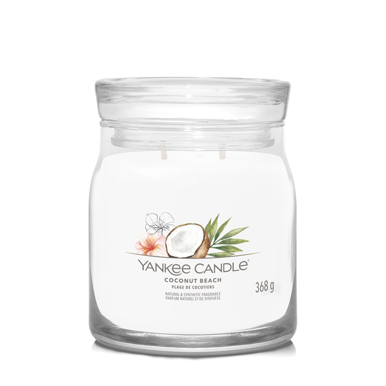 Yankee Candle Coconut Beach vonná svíčka 368 g