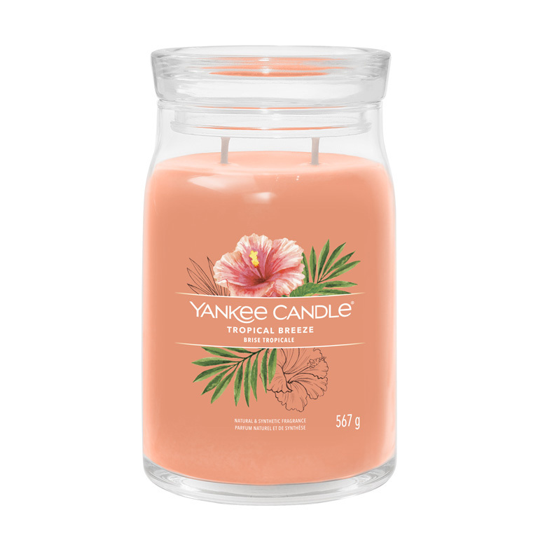 Yankee Candle Tropical Breeze vonná svíčka Signature 567 g