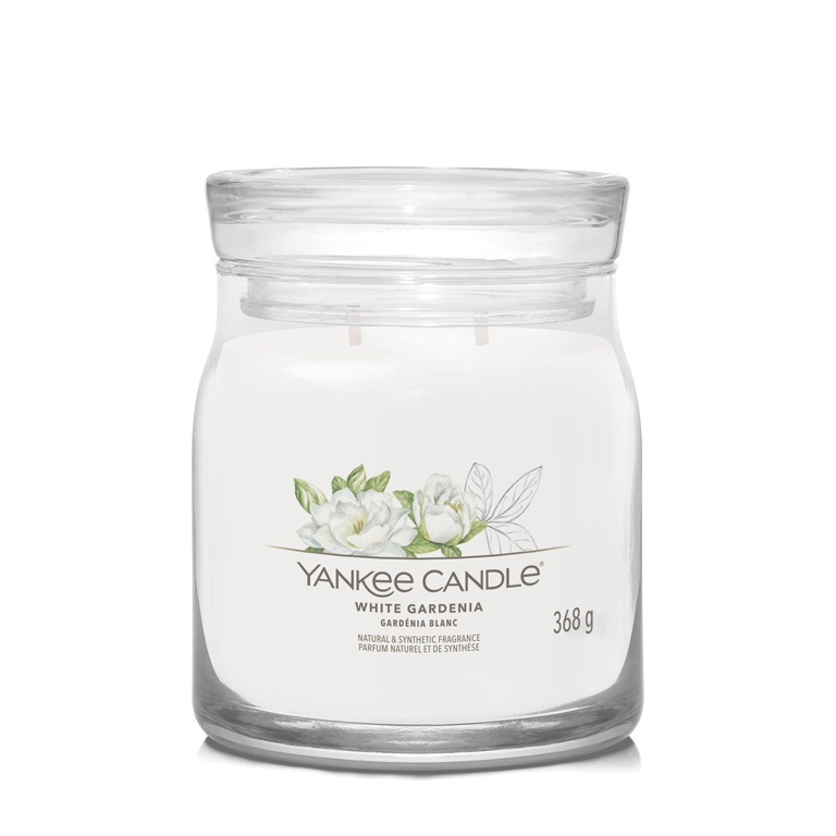 Yankee Candle White Gardenia vonná svíčka Signature 368 g