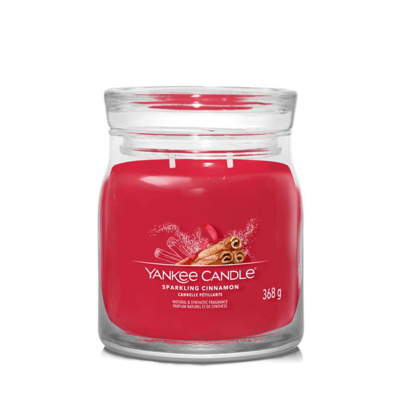 Yankee Candle Sparkling Cinnamon vonná svíčka 368 g