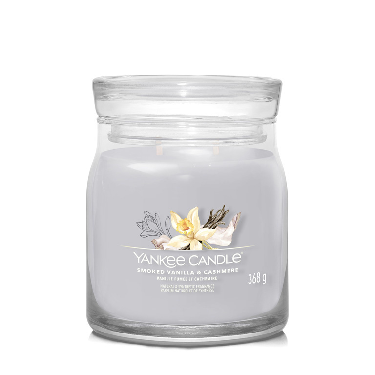 Yankee Candle Smoked Vanilla & Cashmere vonná svíčka 368 g