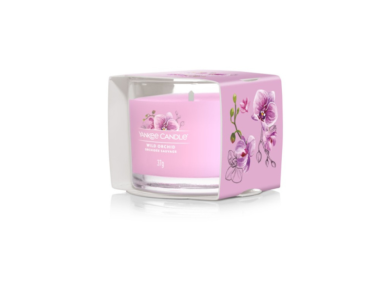 Yankee Candle Wild Orchid votivní svíčka glass 37 g