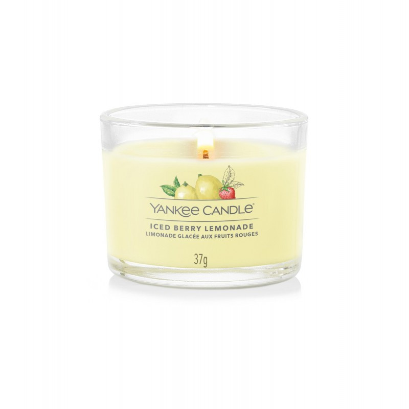 Yankee Candle Iced Berry Lemonade votivní svíčka glass 37 g