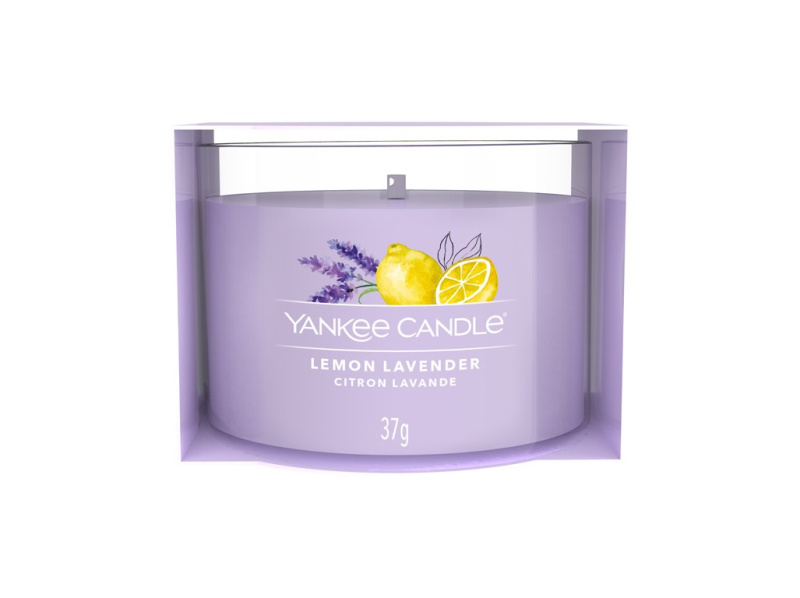 Yankee Candle Lemon Lavender votivní svíčka glass 37 g