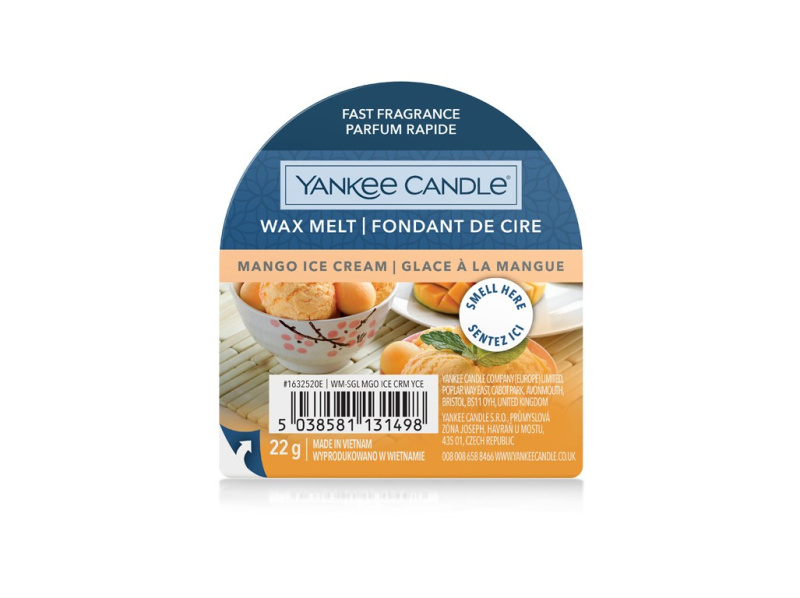 Yankee Candle Mango Ice Cream vosk do aromalampy 22 g