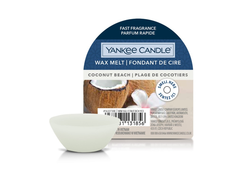 Yankee Candle Coconut Beach vosk do aromalampy 22 g
