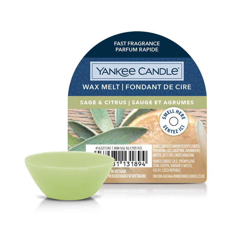 Yankee Candle Sage & Citrus vosk do aromalampy 22 g
