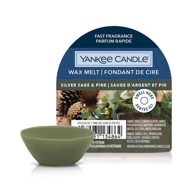 Yankee Candle Silver Sage & Pine vosk do aromalampy 22 g