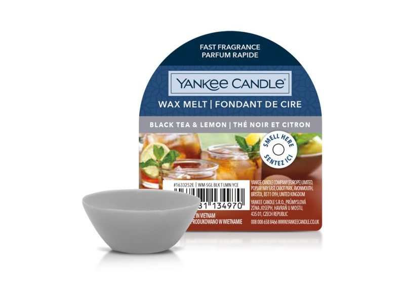 Yankee Candle Black Tea & Lemon vosk do aromalampy Signature 22 g
